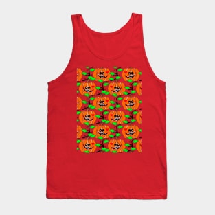 Pumpkin Party Pattern Tank Top